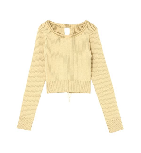 EVRIS「バックリボンニットトップス」|ニット・セーター|