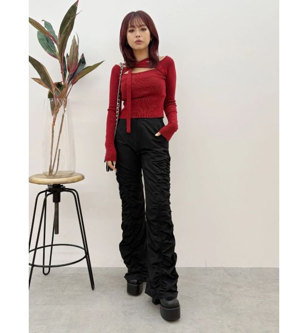 EVRIS「カットアウトニットトップス」|ニット・セーター|