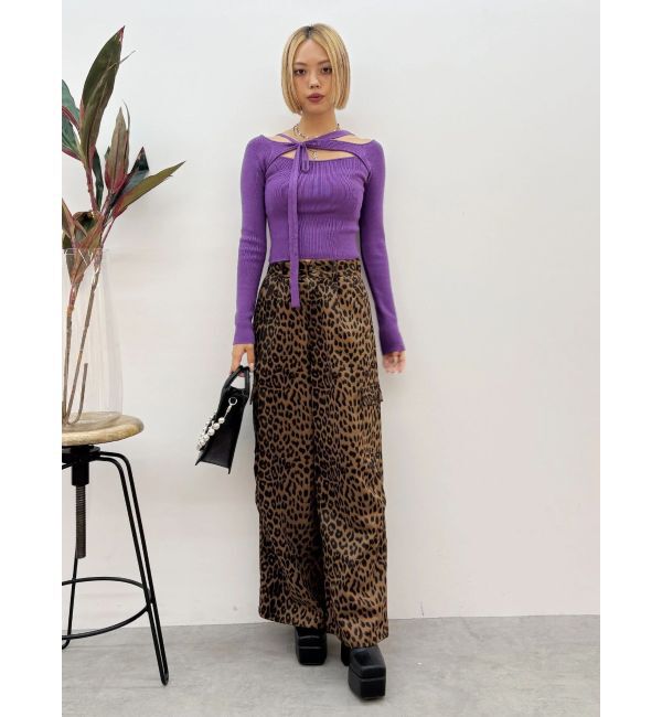 EVRIS「カットアウトニットトップス」|ニット・セーター|