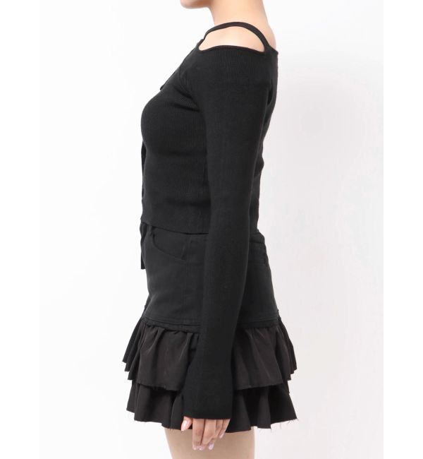 EVRIS「カットアウトニットトップス」|ニット・セーター|