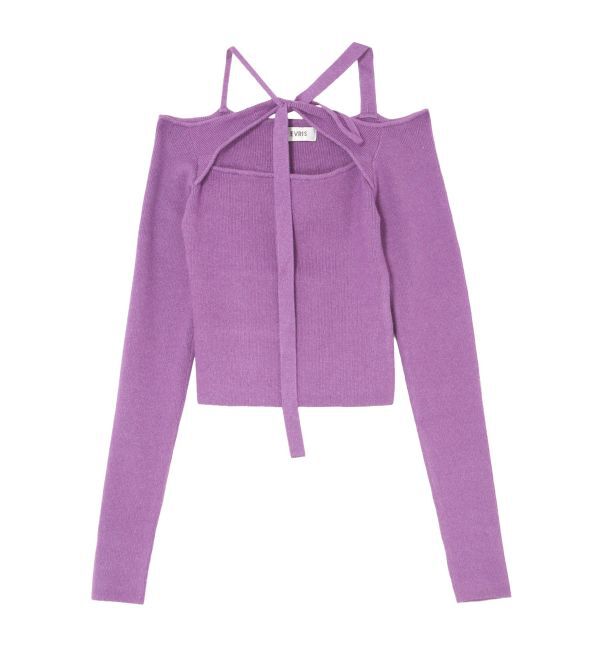 EVRIS「カットアウトニットトップス」|ニット・セーター|
