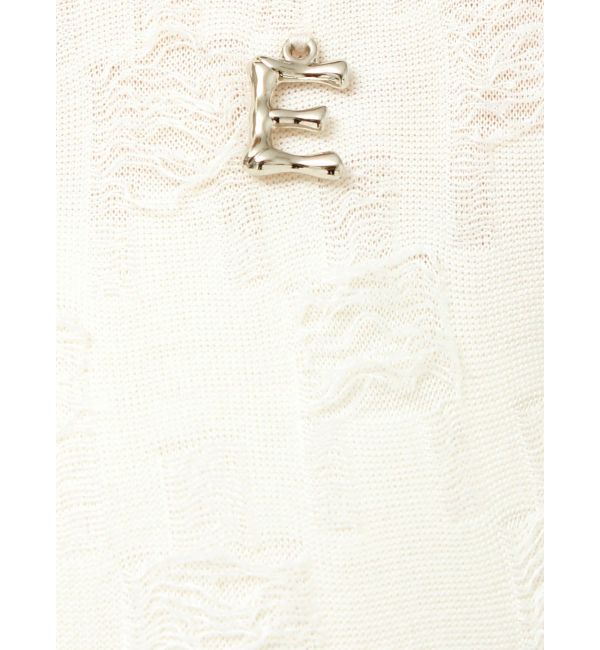 EVRIS「ダメージカットクロップドロンＴ」|Tシャツ・カットソー|