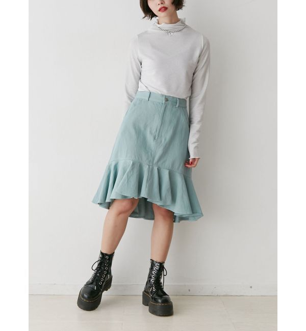 jouetie「ヘムフリルミドルスカート」|スカート|