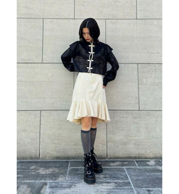 jouetie「ヘムフリルミドルスカート」|スカート|