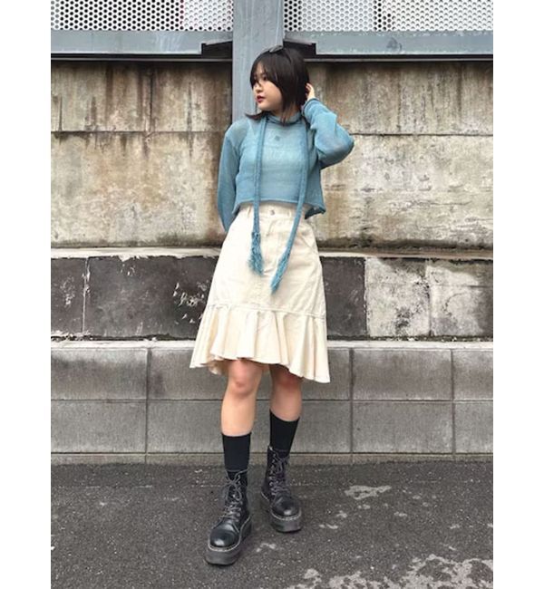 jouetie「ヘムフリルミドルスカート」|スカート|