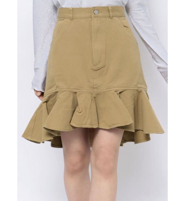 jouetie「ヘムフリルミドルスカート」|スカート|