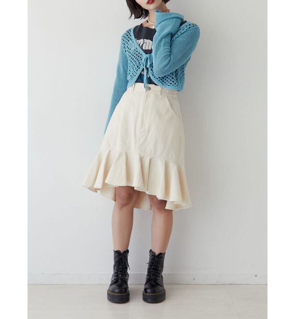 jouetie「ヘムフリルミドルスカート」|スカート|