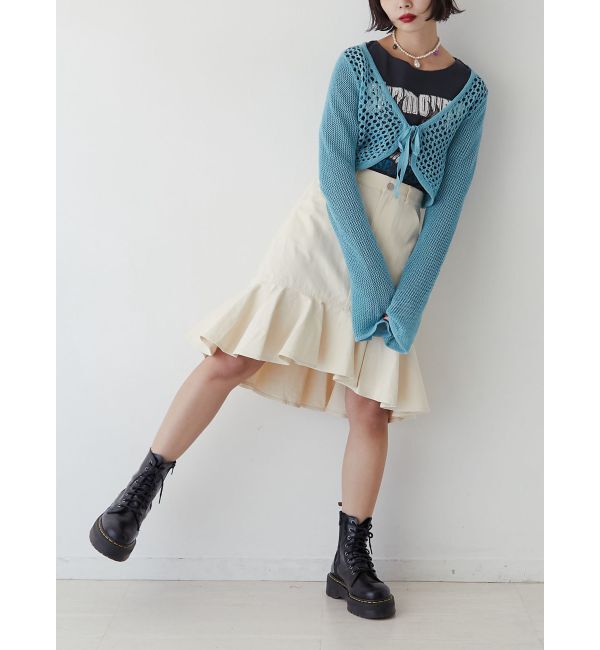 jouetie「ヘムフリルミドルスカート」|スカート|