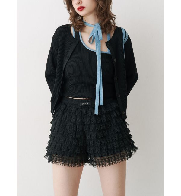 jouetie「ラメラインアンサンブルニット」|ニット・セーター|