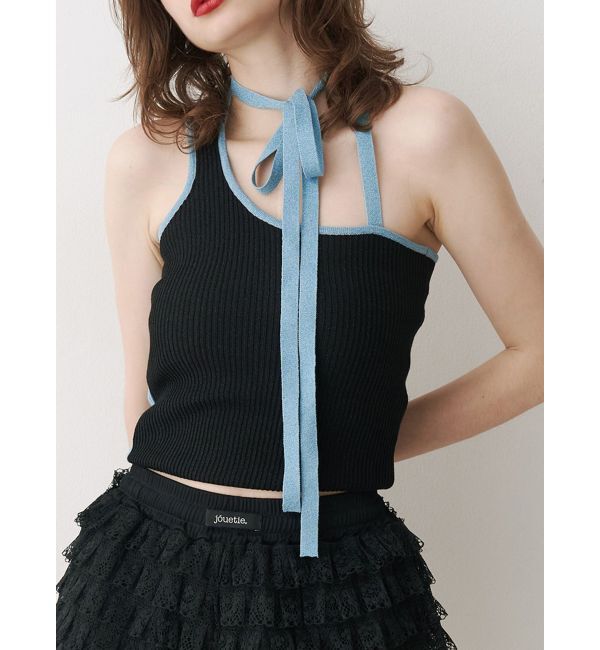 jouetie「ラメラインアンサンブルニット」|ニット・セーター|