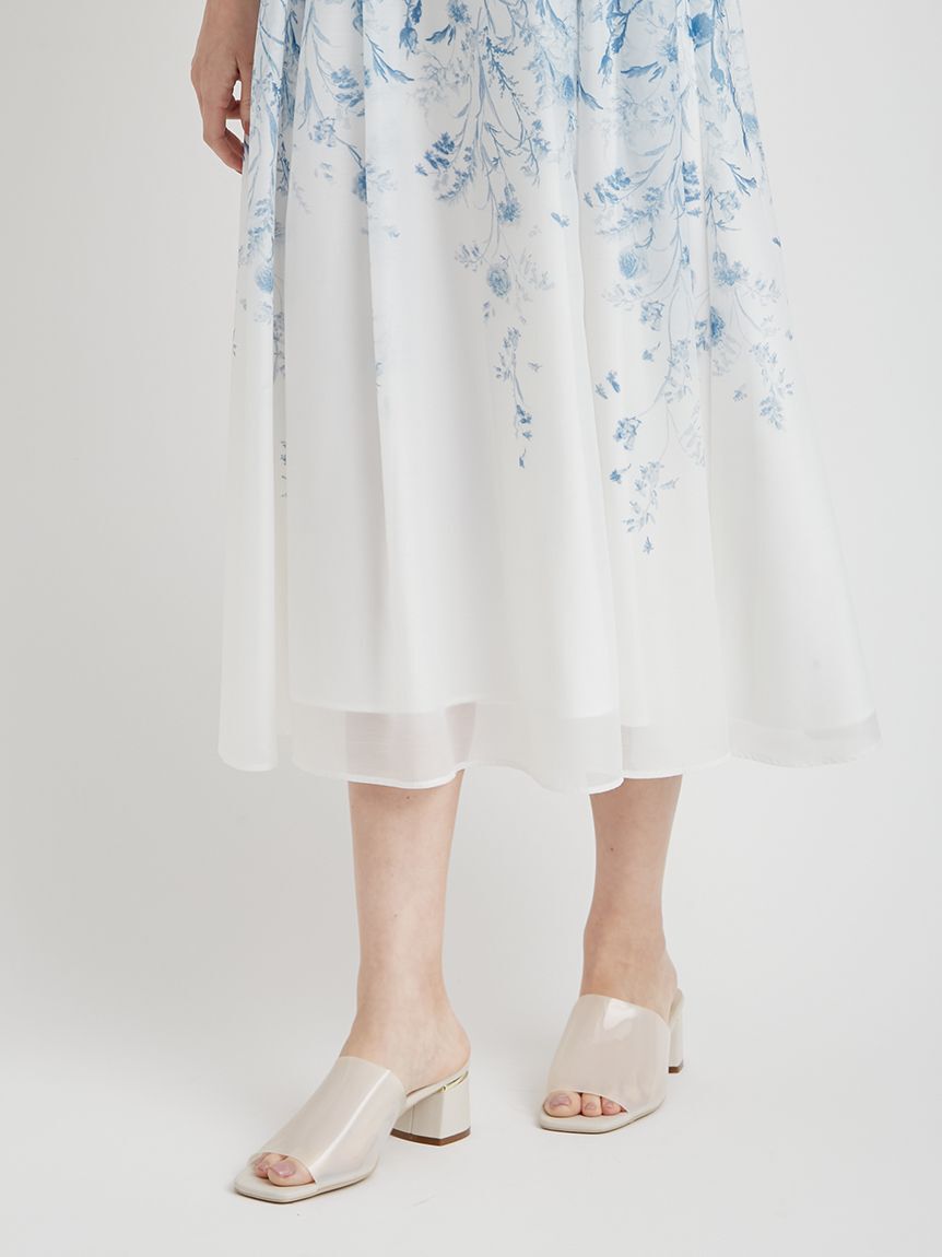 CELFORD「【洗える】パネルフラワーワンピース」|ワンピース|