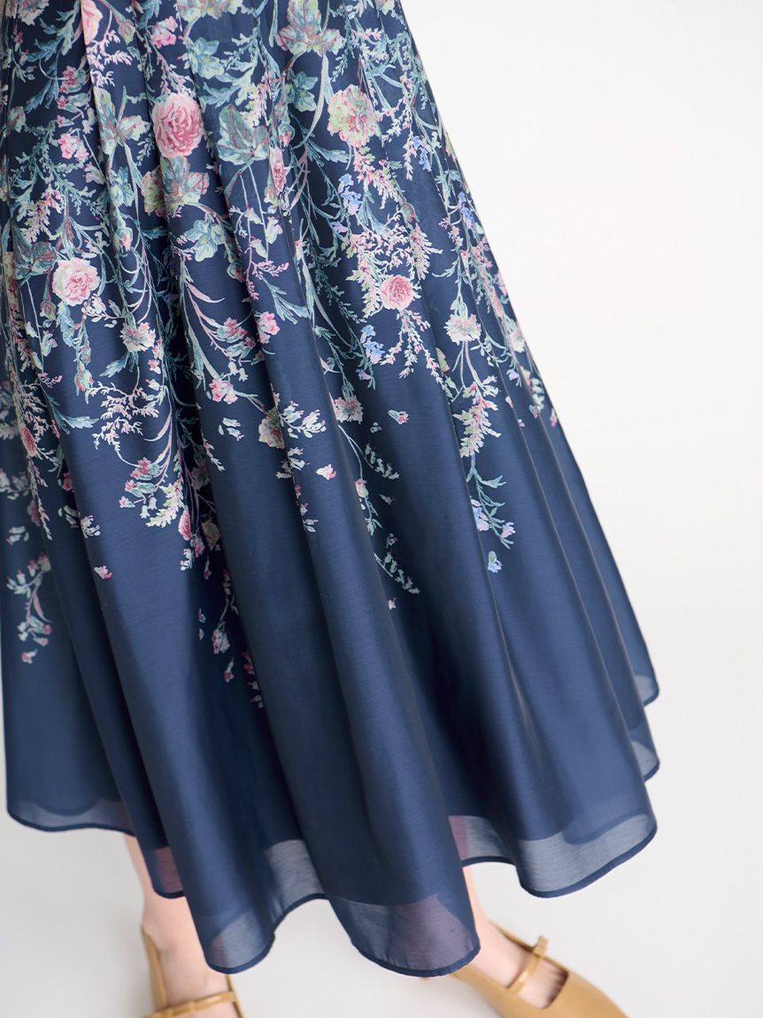 CELFORD「【洗える】パネルフラワーワンピース」|ワンピース|