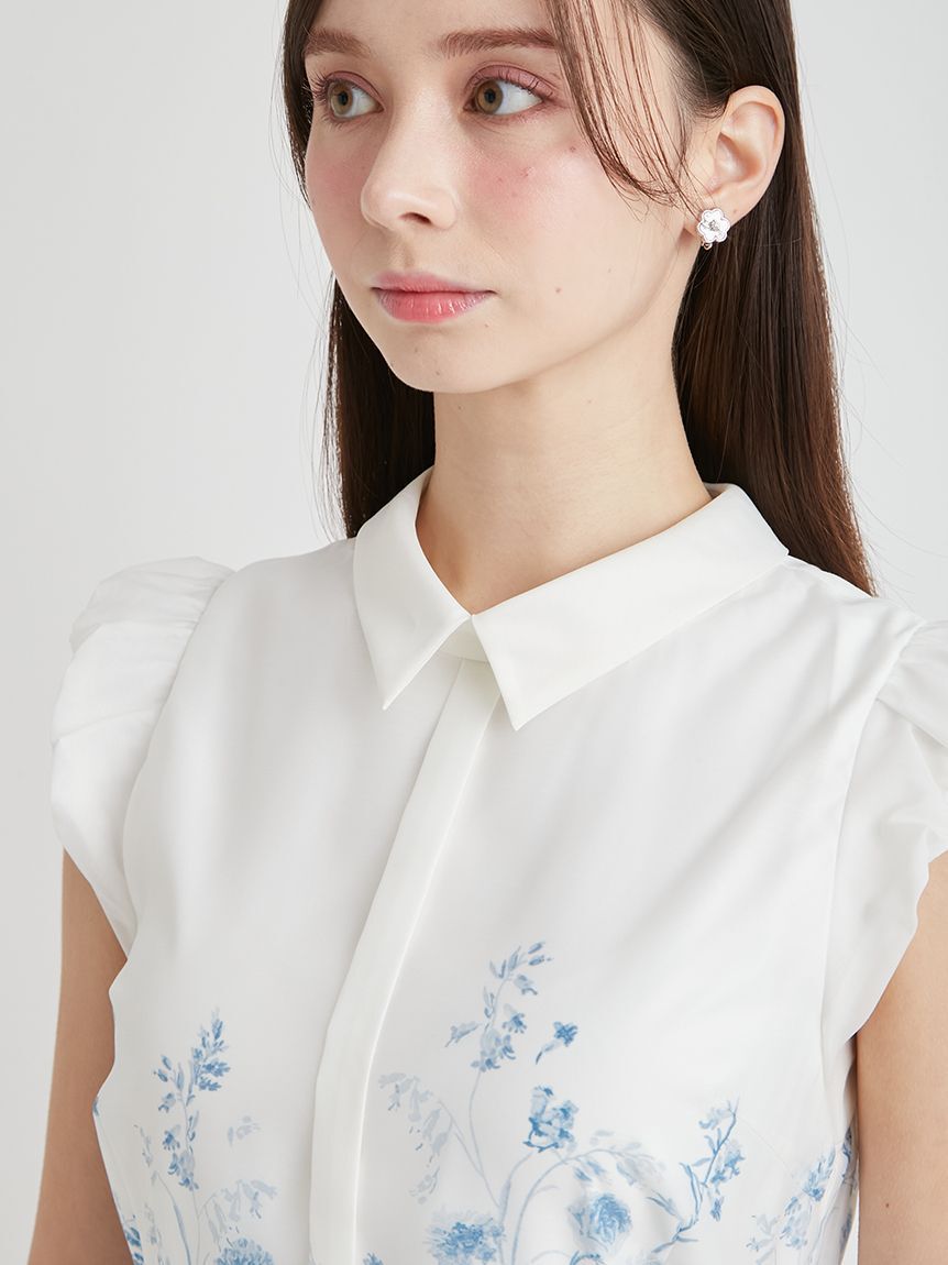 CELFORD「【洗える】パネルフラワーワンピース」|ワンピース|