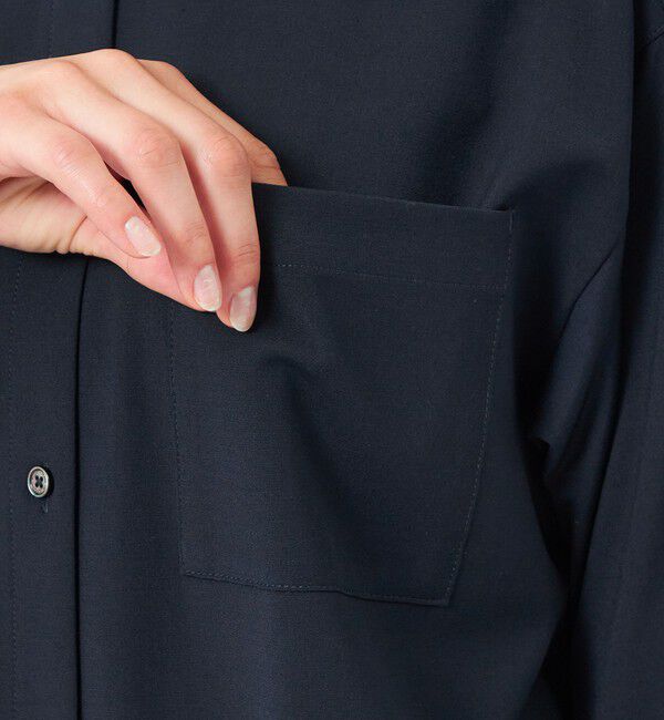 MACKINTOSH PHILOSOPHY「ウールトロバンドカラーシャツ」|シャツ・ブラウス|