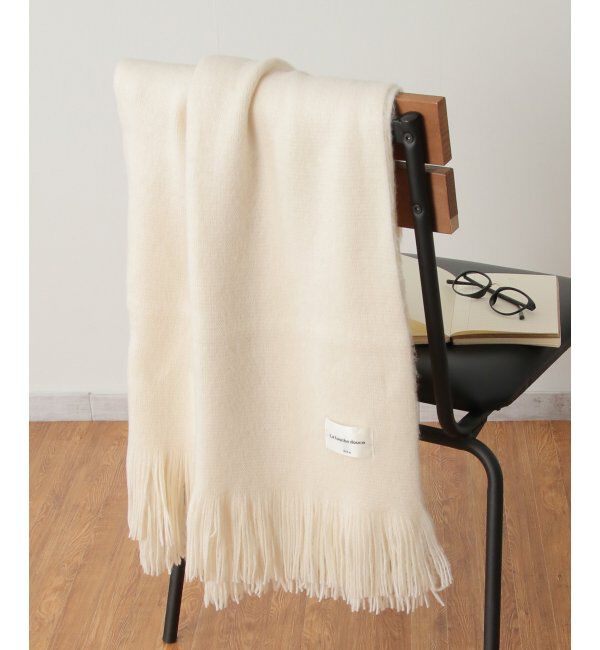 ikka「ラッセル起毛無地マフラー」|マフラー|オフホワイト