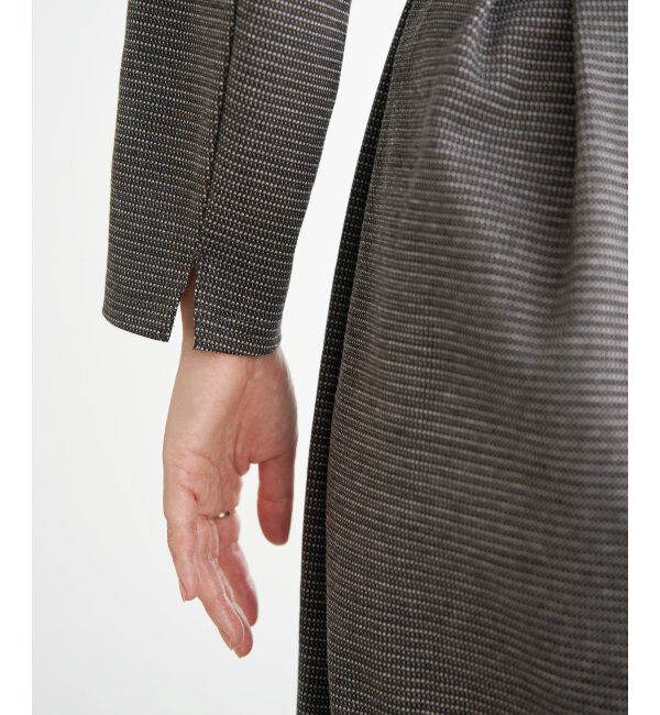 IKKA LOUNGE「カットジャガードワンピース」|ドレス|