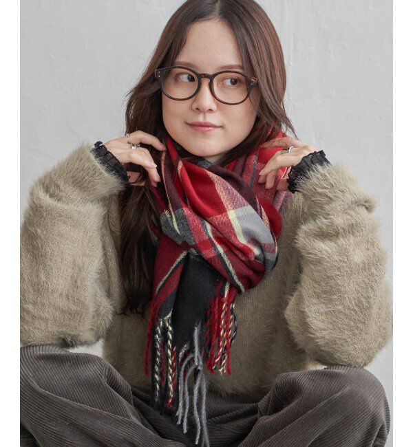 Lbc with Life「チェックストール24」|マフラー|