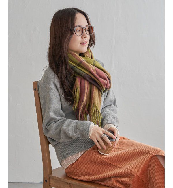 Lbc with Life「チェックストール24」|マフラー|