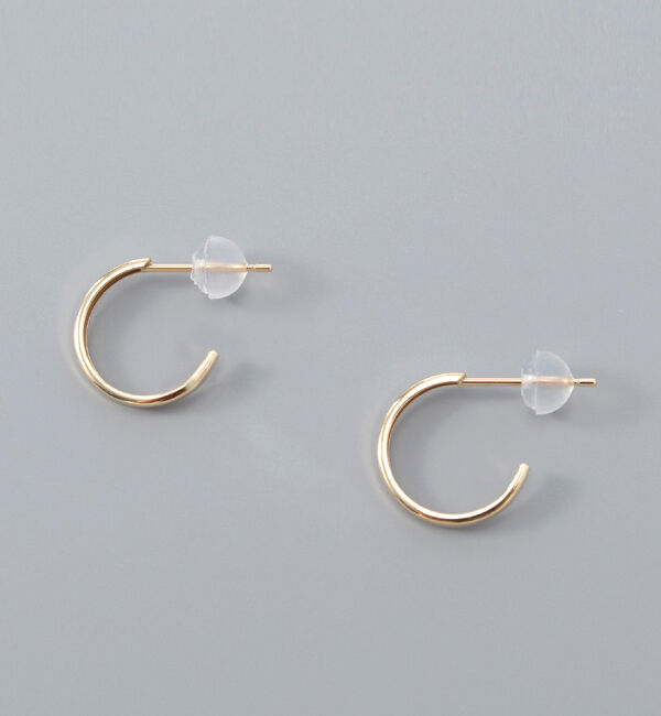 Phoebe「【K10】ベーシックフープピアス/BOX付き」|ピアス|ゴールド