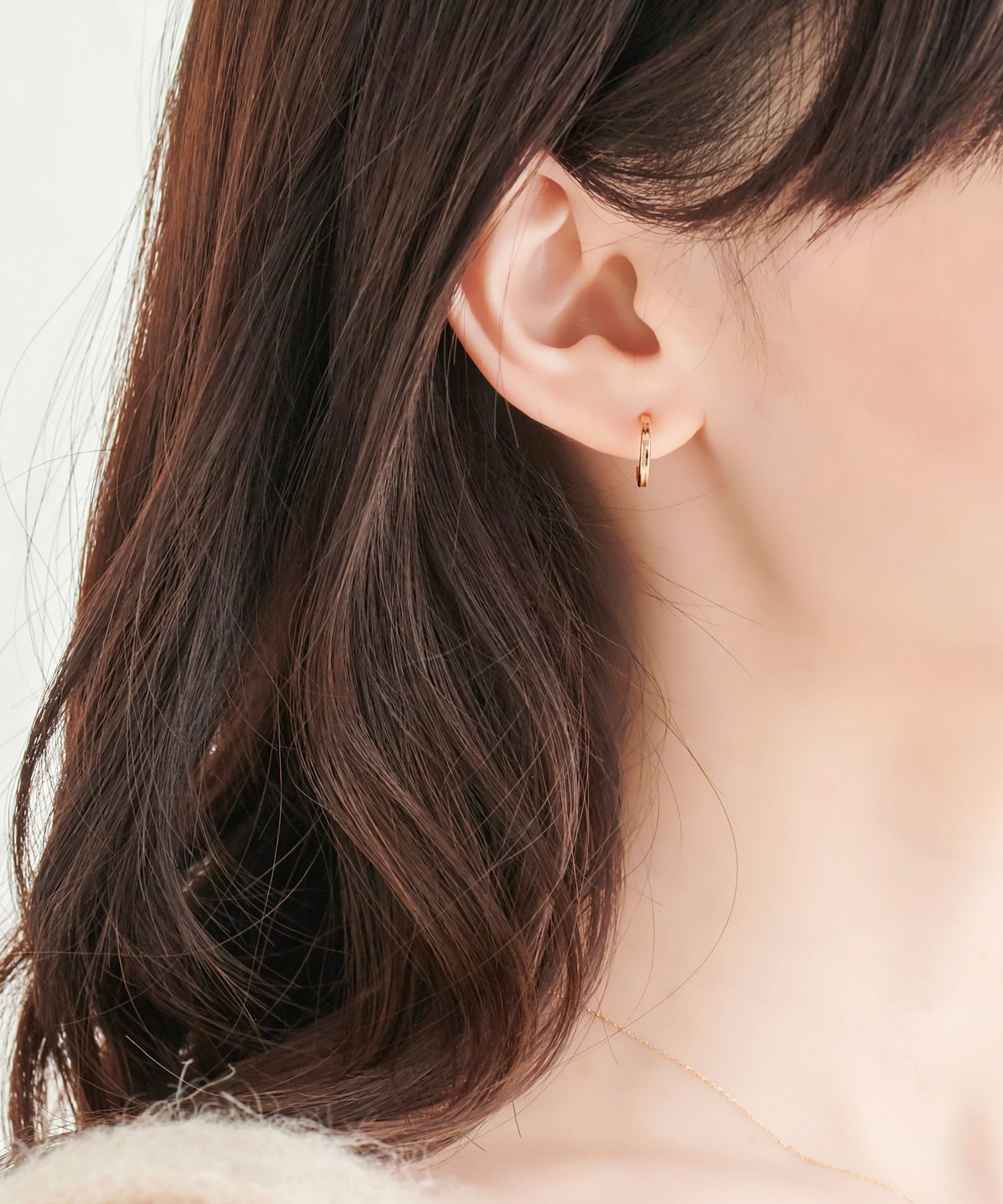 Phoebe「【K10】ベーシックフープピアス/BOX付き」|ピアス|