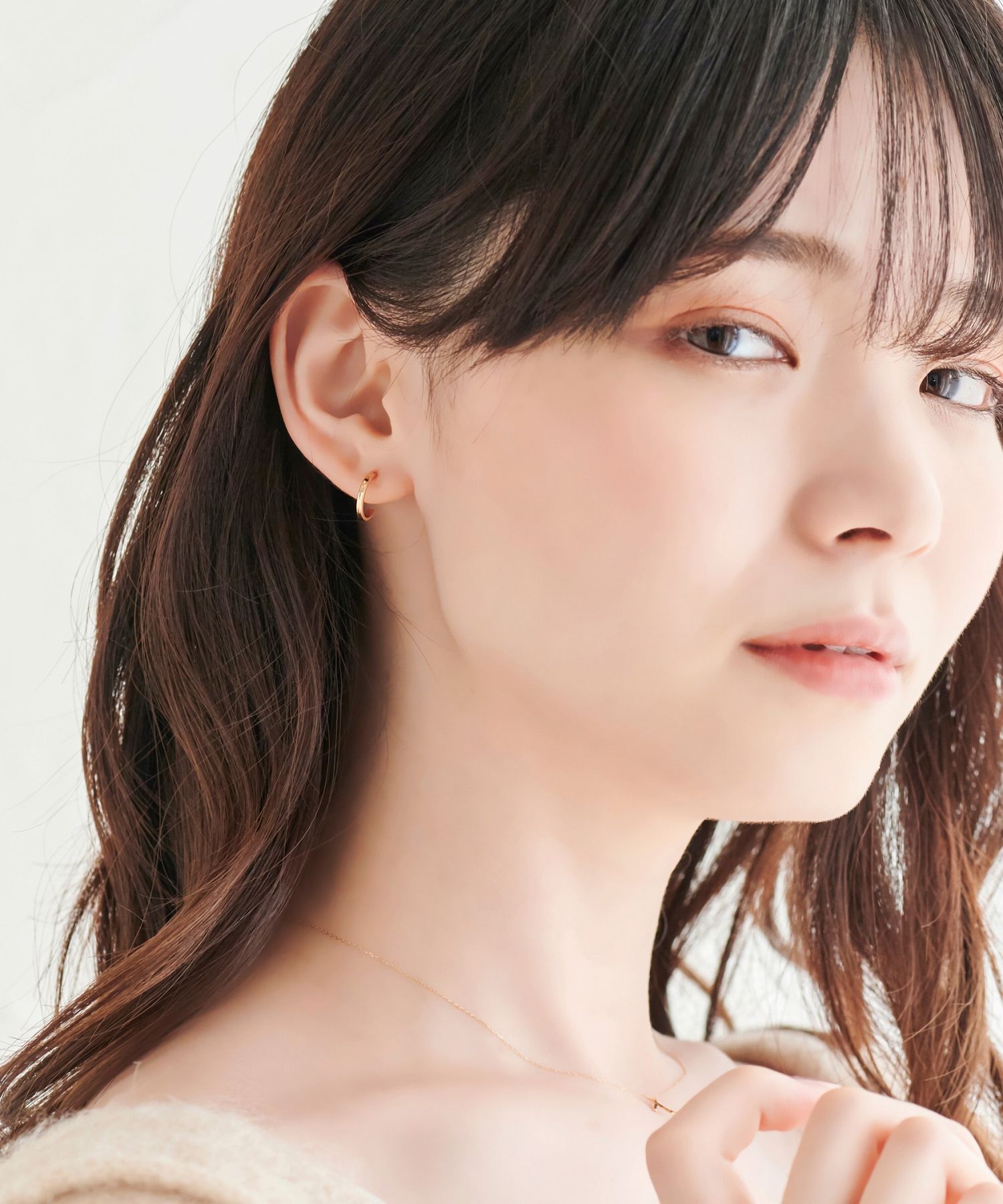 Phoebe「【K10】ベーシックフープピアス/BOX付き」|ピアス|