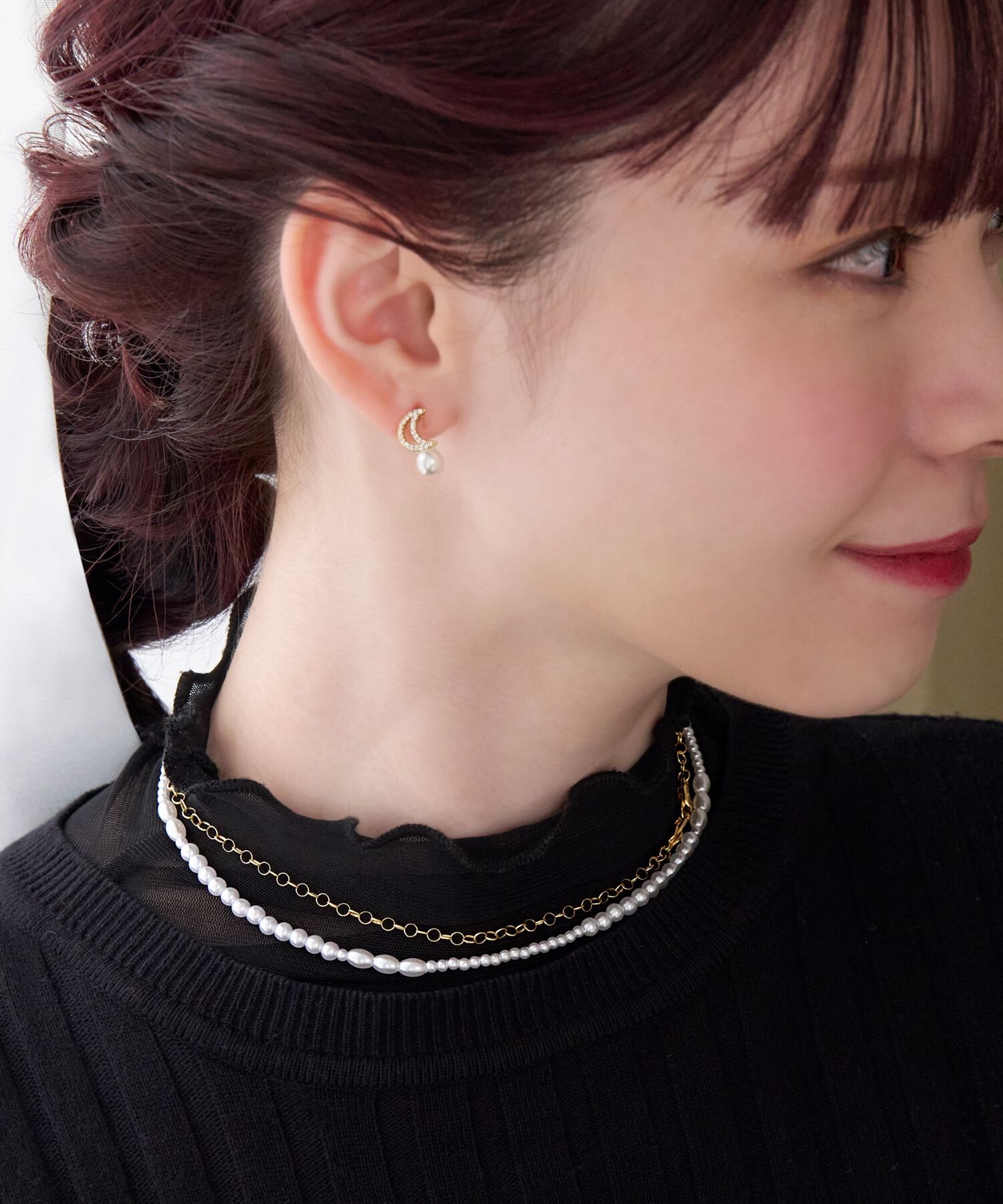 Phoebe「ムーンスターパールピアス」|ピアス|