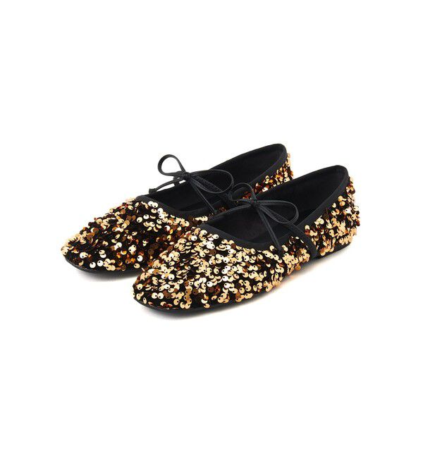 ODETTE E ODILE「＜SY＞スパンコールバレエ フラット10●&uarr;」|バレエシューズ|