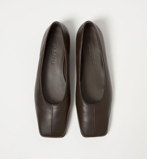 ODETTE E ODILE「スクエアプレーン フラット20&uarr;」|パンプス|