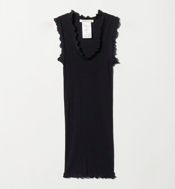 EMMEL REFINES「＜SEAMLESS BASIC.＞ Flounce/ タンクトップ＜ Select by EMMEL REFINES ＞」|タンクトップ|BLACK