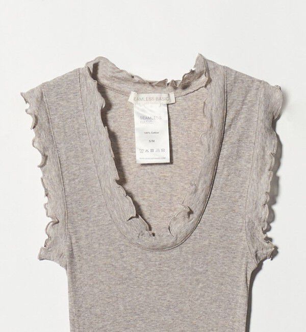 EMMEL REFINES「＜SEAMLESS BASIC.＞ Flounce/ タンクトップ＜ Select by EMMEL REFINES ＞」|タンクトップ|