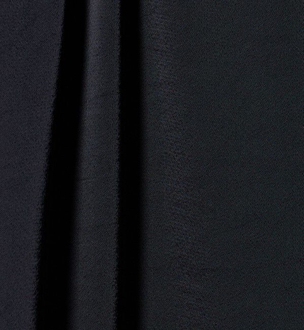 UNITED ARROWS green label relaxing「サテン スタンドネック ギャザー ブラウス」|シャツ・ブラウス|