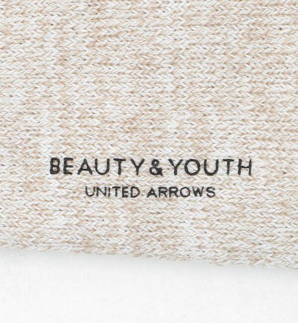 BEAUTY&YOUTH UNITED ARROWS「リブ パイル クウォーター ソックス」|ソックス|