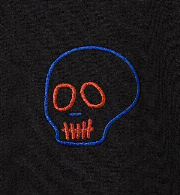BEAUTY&YOUTH UNITED ARROWS「＜ESPOIR＞Skull エンブロイダリー Tシャツ」|Tシャツ・カットソー|