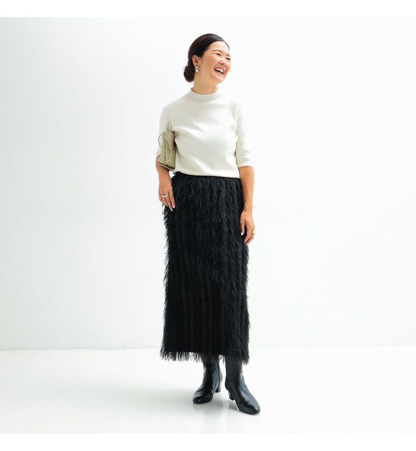 Demi-Luxe BEAMS 「シンプル モックネック ニット .M」|ニット・セーター|