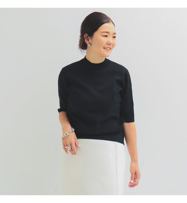 Demi-Luxe BEAMS 「シンプル モックネック ニット .M」|ニット・セーター|
