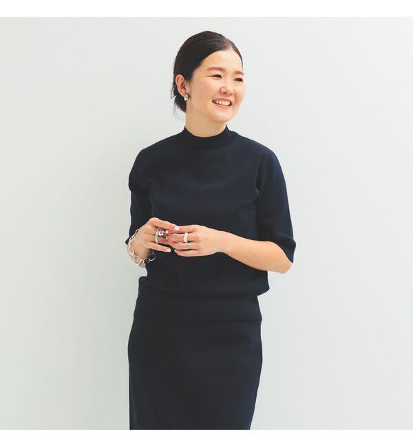 Demi-Luxe BEAMS 「シンプル モックネック ニット .M」|ニット・セーター|