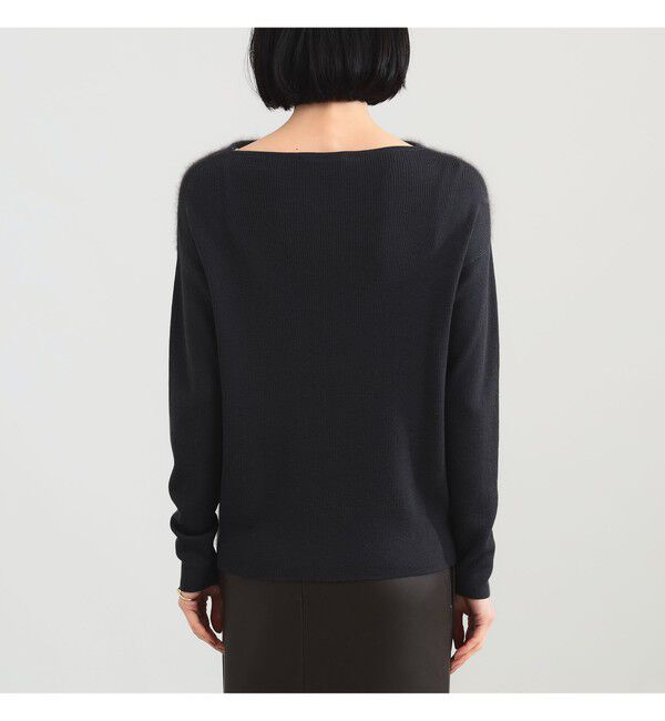 Demi-Luxe BEAMS 「フラッフィー ボートネック ニット」|ニット・セーター|