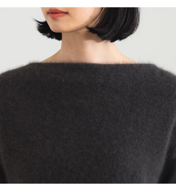 Demi-Luxe BEAMS 「フラッフィー ボートネック ニット」|ニット・セーター|