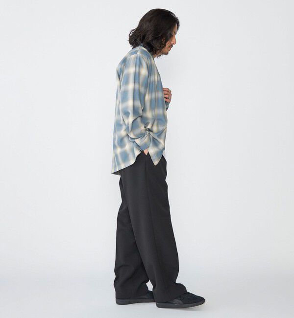 SHIPS「SHIPS: オンブレ チェック オープンカラー シャツ」|シャツ・ブラウス|