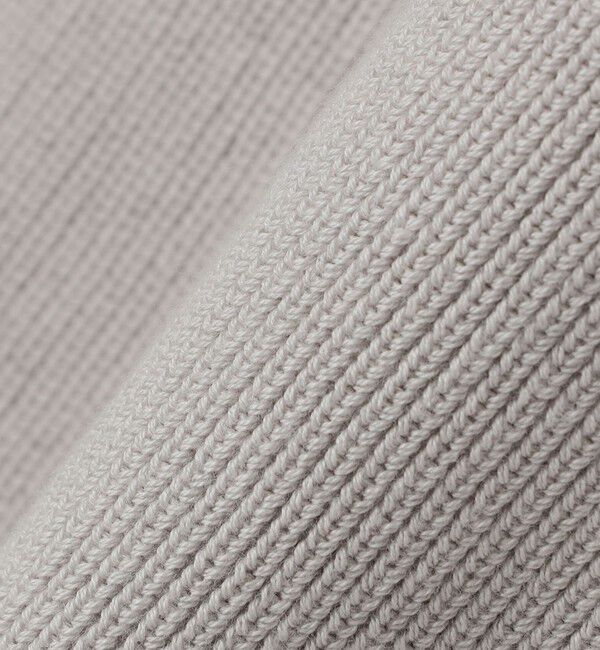 SHIPS「SHIPS:〈洗濯機可能〉SOLOTEX(R) 12ゲージ コットン 畦編み クルーネック ニット」|ニット・セーター|