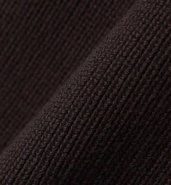 SHIPS「SHIPS:〈洗濯機可能〉SOLOTEX(R) 12ゲージ コットン 畦編み クルーネック ニット」|ニット・セーター|