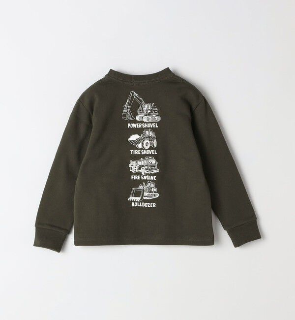 SHIPS Colors 「SHIPS Colors: 90cm～140cm / 建設車両 (ショベルカー) スウェット◇」|スウェット・ジャージ|
