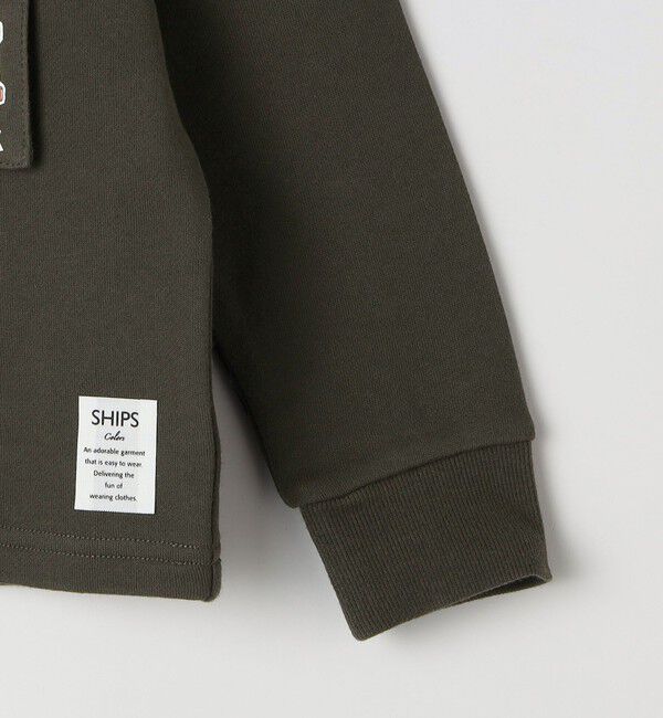 SHIPS Colors 「SHIPS Colors: 90cm～140cm / 建設車両 (ショベルカー) スウェット◇」|スウェット・ジャージ|