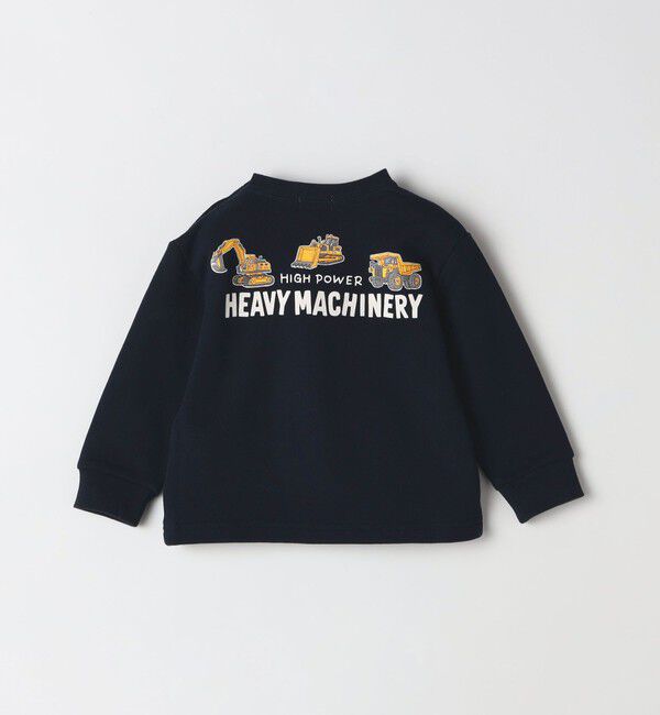 SHIPS Colors 「SHIPS Colors: 90cm～140cm / 建設車両 (ショベルカー) スウェット◇」|スウェット・ジャージ|