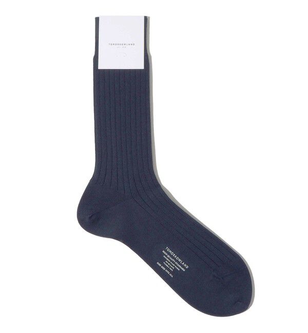 TOMORROWLAND GOODS「TOMORROWLAND コットンナイロン ソックス」|ソックス|69 ネイビー