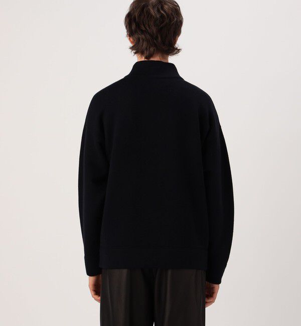 GALERIE VIE「バックパイル ハーフジッププルオーバー」|ニット・セーター|