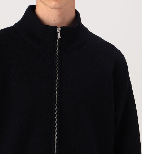 GALERIE VIE「バックパイル ハーフジッププルオーバー」|ニット・セーター|