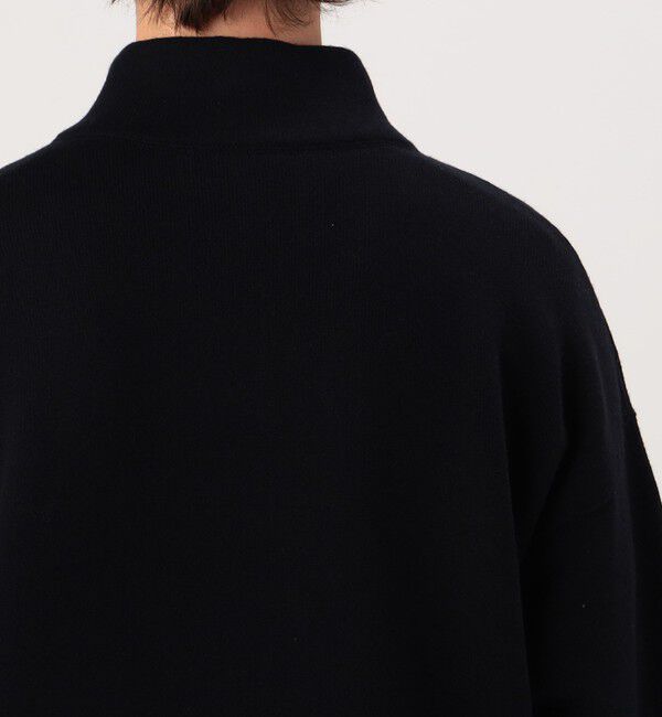GALERIE VIE「バックパイル ハーフジッププルオーバー」|ニット・セーター|