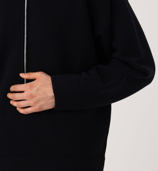 GALERIE VIE「バックパイル ハーフジッププルオーバー」|ニット・セーター|