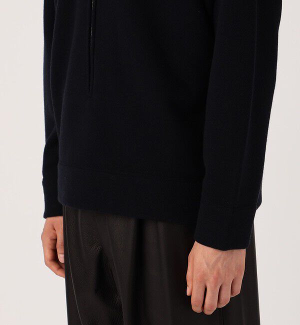 GALERIE VIE「バックパイル ハーフジッププルオーバー」|ニット・セーター|